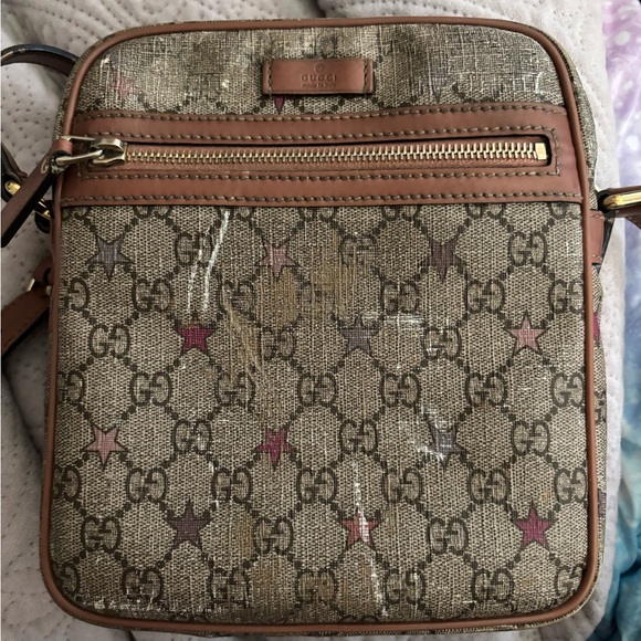 Gucci Star Supreme Crossbody (card holder included in sale) - Picture 1 of 13